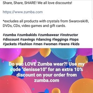 ZUMBA WEAR LEGGINGS